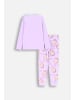 Coccodrillo Pyjama für Mädchen in violett