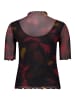 Zero  Halbarm-Shirt mit Muster in Black/Dark Red