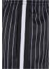 Urban Classics Urban Classics Herren Striped Mesh Shorts in black/white