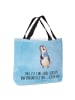 Mr. & Mrs. Panda Shopper Pinguin Lolli mit Spruch in Eisblau