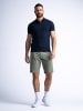 Petrol Industries Chino-Shorts mit Gürtel Breezeify in Grün