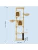 Feandrea Katzenbaum Clawfy in Beige - (B)48 x (H)190 x (T)59 cm