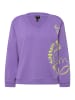 Ulla Popken Sweatshirt in blaues flieder