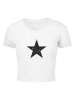 Mister Tee Mister Tee Cropped T-Shirts in white