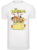 F4NT4STIC T-Shirt Die Familie Feuerstein The The Ride in weiß