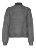 Vero Moda Strickpullover in Medium Grey Melange