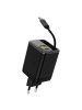 Dudao A67EU GaN 67W Ladegerät mit USB C Kabel Schwarz