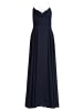 Vera Mont Abendkleid mit Wasserfallausschnitt in Night Sky