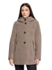 Gil Bret Wolljacke mit Kapuze in Taupe Melange