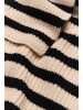 Kaffe Tuch KAnia in SandDollar/Black Stripe