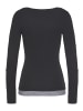 Kangaroos 2-in-1-Shirt in schwarz-weiß