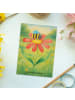 Mr. & Mrs. Panda Postkarte Hummel Blume Design ohne Spruch in Weiß