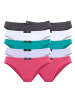 H.I.S H.I.S Slip (10 Stück) in anthrazit, weiß, mint, flieder, pink