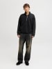 Jack & Jones Sweatshirt mit halbem Reißverschluss in Black