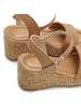 LASCANA Sandalette in camelfarben