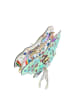 myMo Women Handbag in White Multicolor