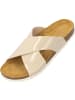 palado Pantoletten in beige lack