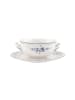 Villeroy & Boch Suppentasse mit Untertasse Vieux Luxembourg in 260 ml in weiß-blau