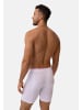 DANISH ENDURANCE Boxershorts Bamboo Extra Long Trunks in black_red_grey_white