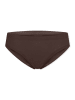 Schiesser Slip Invisible Cotton in deep brown