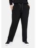 sheego Joggpants in schwarz