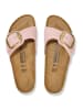 Birkenstock Sandale Madrid Big Buckle Nubuck Leather in Rose