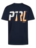 Petrol Industries Bedrucktes Jersey-T-Shirt Valle in Blau