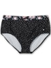 sheego Bikini-Hose in schwarz gepunktet
