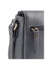 Lazarotti Bologna Leather Crossbody Umhängetasche Leder 25 cm grey