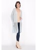 VIRITA Women Cardigan in Light Blue Multicolor