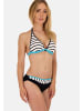 SUNFLAIR Mix&Match Bikini Top in nachtblau/weiß