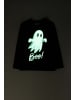Coccodrillo Langarmshirt Halloween in schwarz