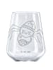 Mr. & Mrs. Panda Rotwein Glas Spinne Agathe Kaffee ohne Spruch in Transparent