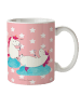 Mr. & Mrs. Panda Kaffeebecher Einhorn Sekt ohne Spruch in Rot Pastell