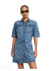 G-Star Raw Biker Kleid faded azura blue