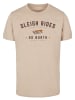 F4NT4STIC T-Shirt Schlittenfahren Weihnachten Christmas in sand
