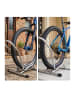 relaxdays Fahrradständer in Silber - (B)41 x (H)38 x (T)59 cm