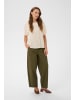 SAINT TROPEZ Kurzarm-Bluse RafaelleSZ Lockere Passform in Pearled Ivory
