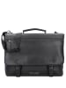 Jost Stockholm Aktentasche Leder 43 cm Laptopfach in schwarz