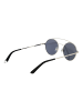 Web Herren Sonnenbrillen Aviator Silber