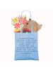 Mr. & Mrs. Panda Schultasche Spruch Tapferkeit im Alltag mit Spruch in Sky Blue