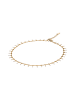 IZIA Women Chain Anklet in Gold White
