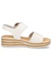 Gabor Fashion Plateau-Sandalette in creme