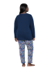 Ulla Popken Pyjama in nachtblau