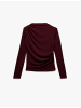 KOTON TSHIRT LS in Bordo