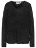 usha BLUE LABEL Strickpullover in Schwarz Melange