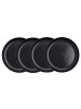 Butlers Tiefer Teller CASA NOVA 4er-Set in Schwarz