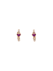 gaya Women Earrings in Rose Gold Violet