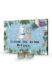 Mr. & Mrs. Panda Adventskalender Pinguin Zocken mit Spruch in Eisblau