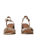 Emilie Karston Brooke Sandalen mit Absatz aus Leder Grau
